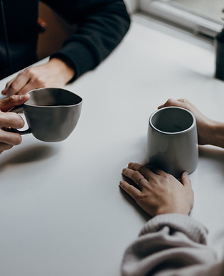 two people having coffee